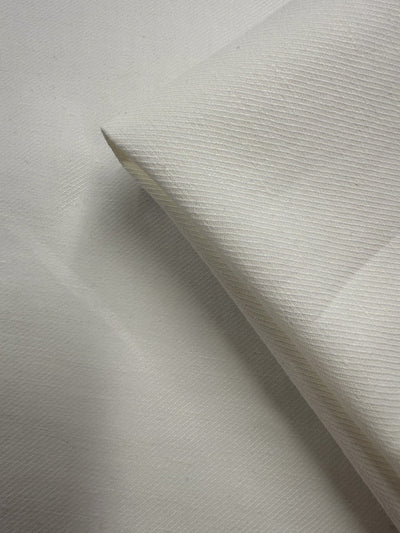 Linen Twill Bengaline - Ivory - 133cm