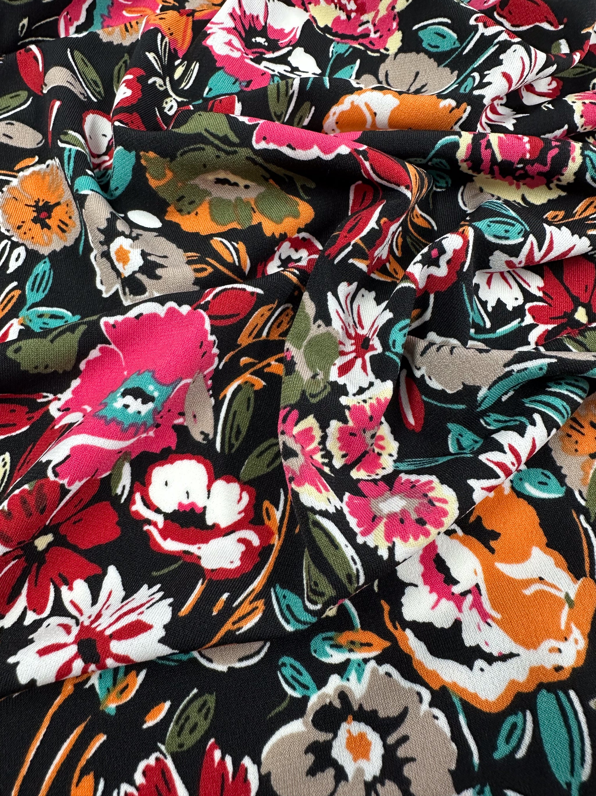 Printed Lycra - Wild Bloom - 150cm