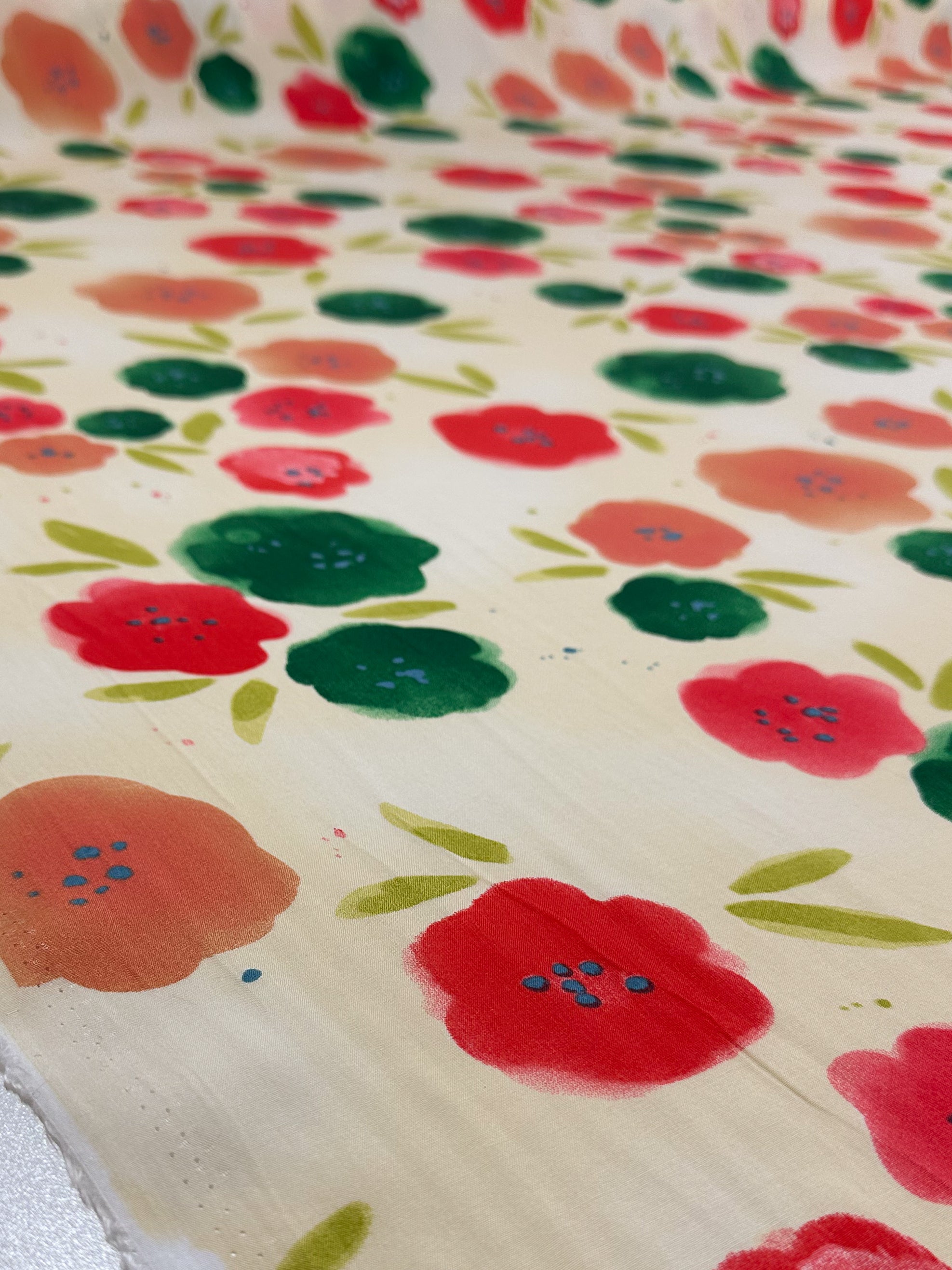 Designer Rayon - Peach Blossom - 145cm