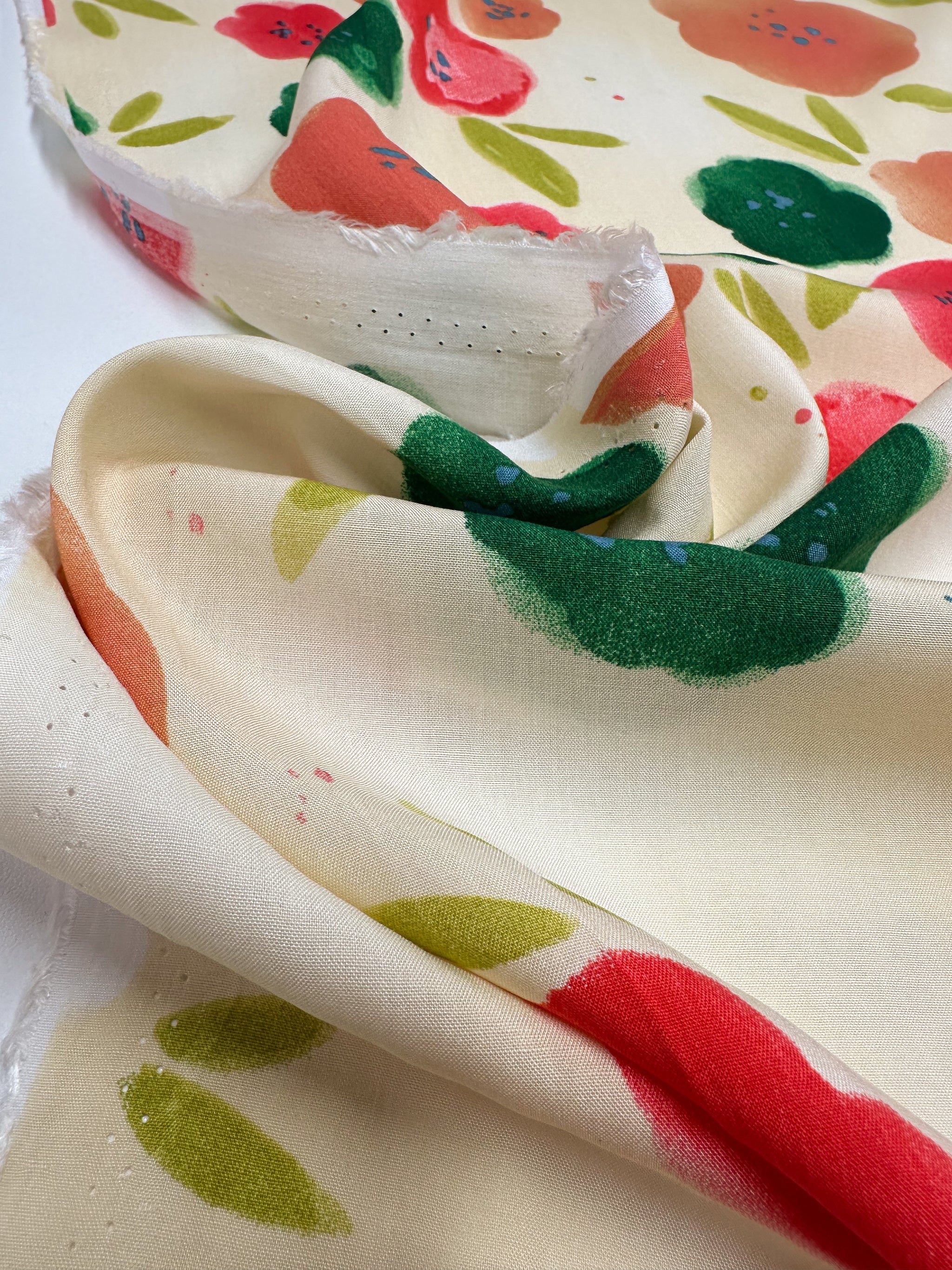 Designer Rayon - Peach Blossom - 145cm