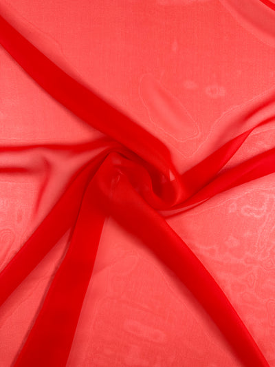 100% Pure Silk Georgette - Watermelon - 135cm