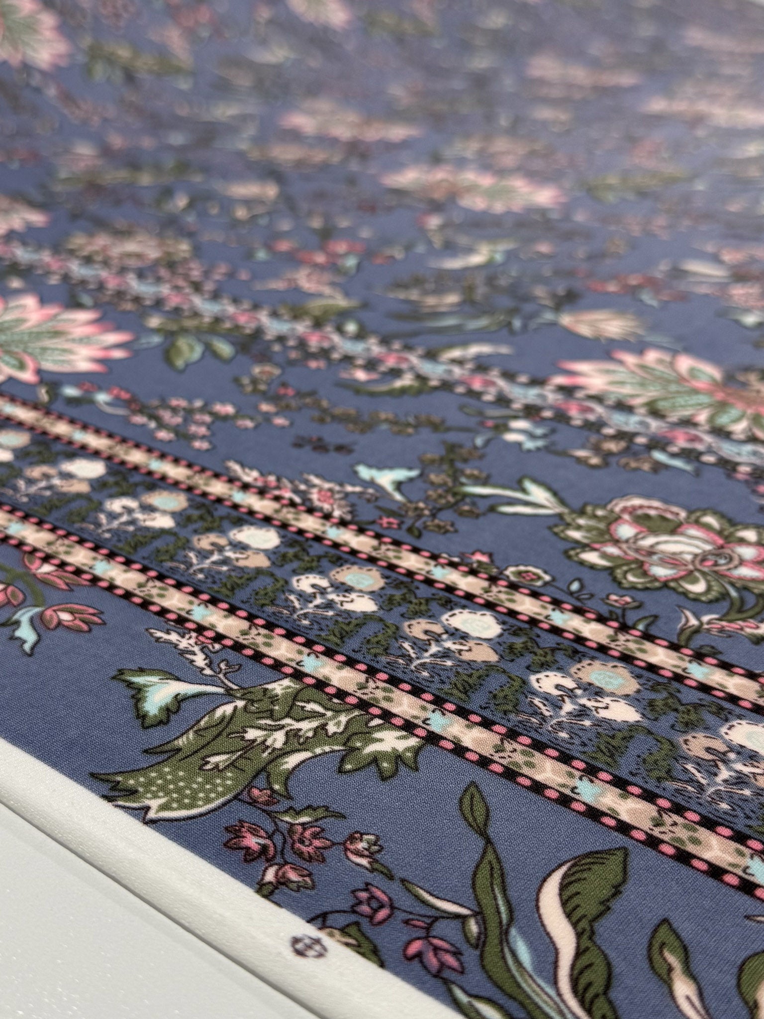 Designer Printed Lycra - Lotus Trail - 145cm