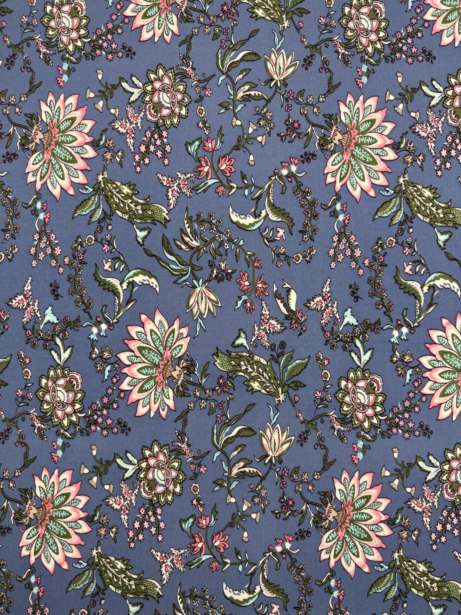 Designer Printed Lycra - Lotus Trail - 145cm