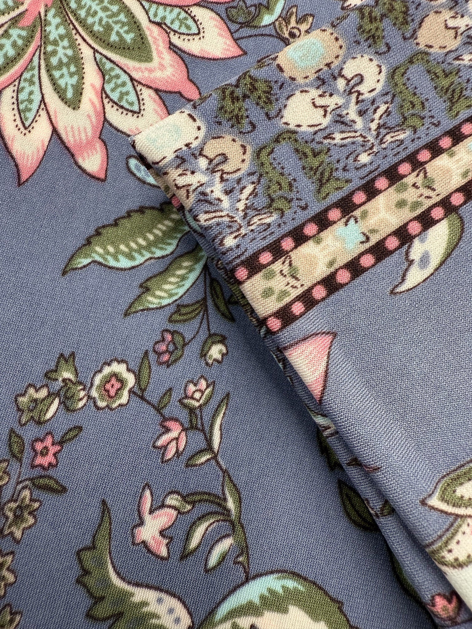 Designer Printed Lycra - Lotus Trail - 145cm