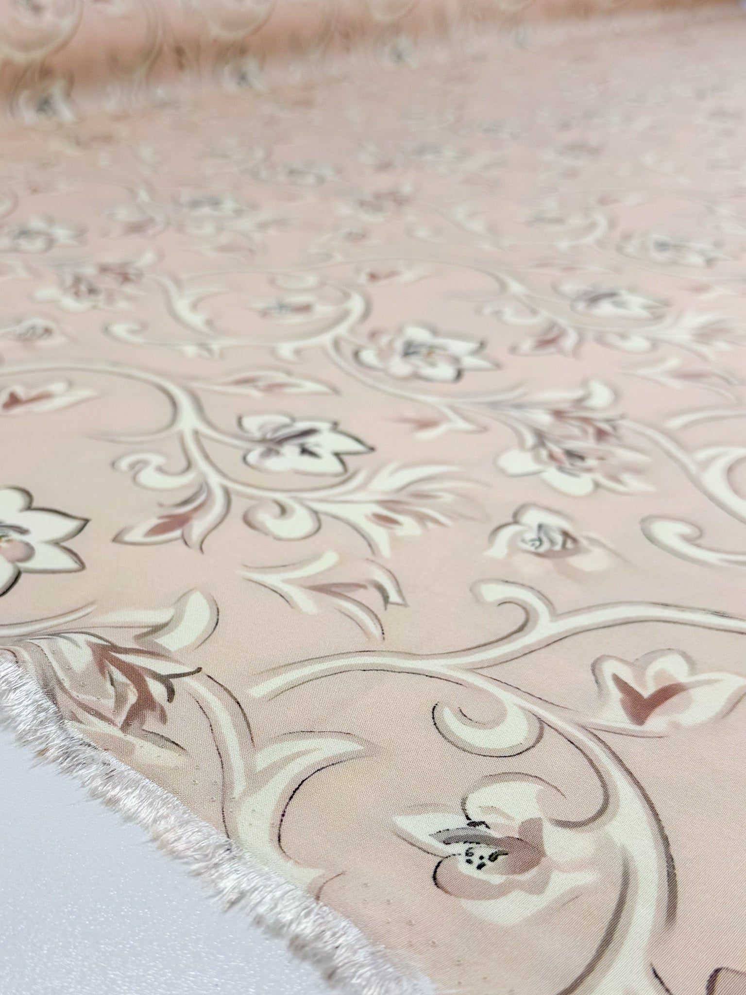 Designer Rayon - Baroque Blush - 145cm