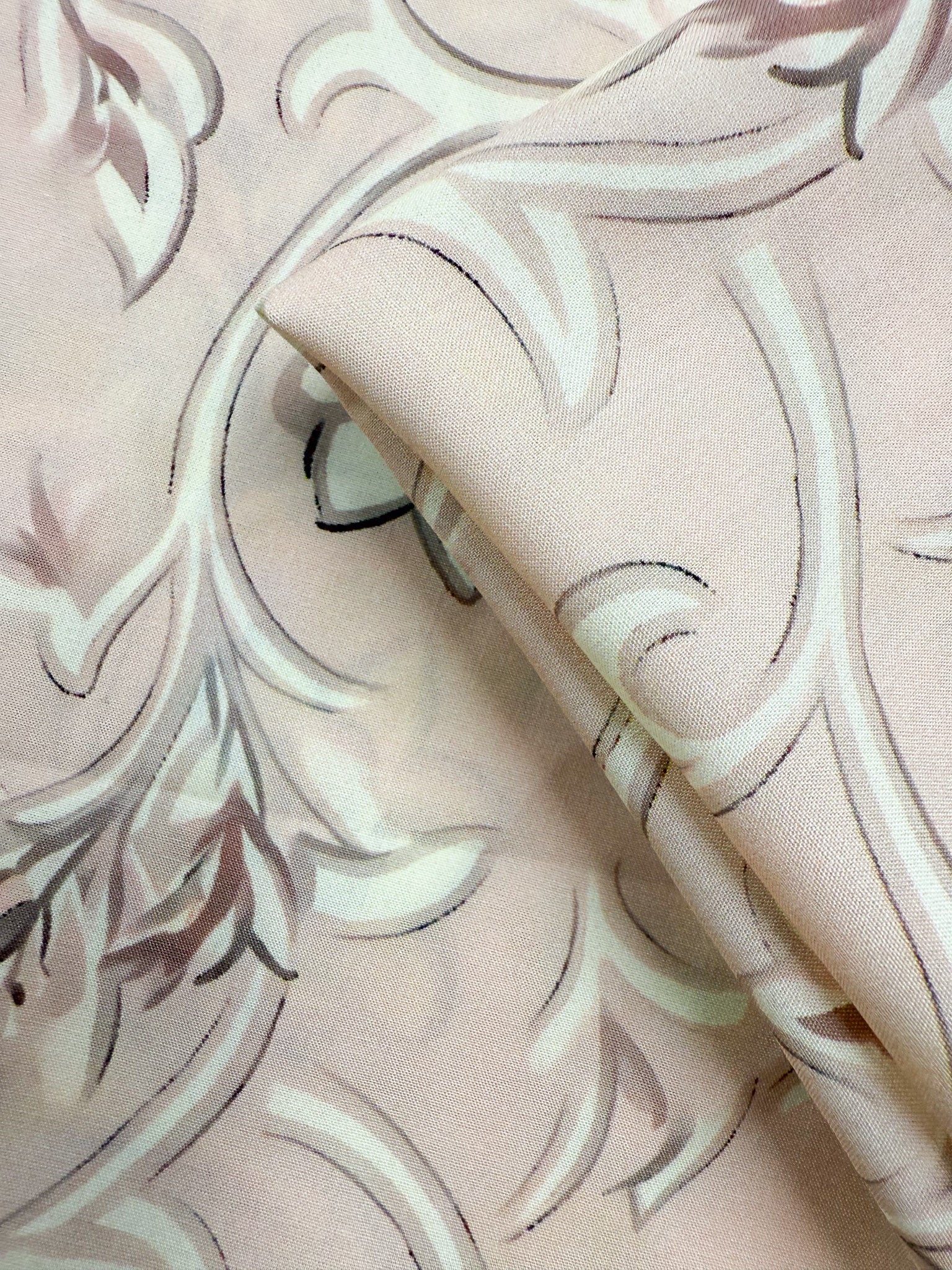 Designer Rayon - Baroque Blush - 145cm