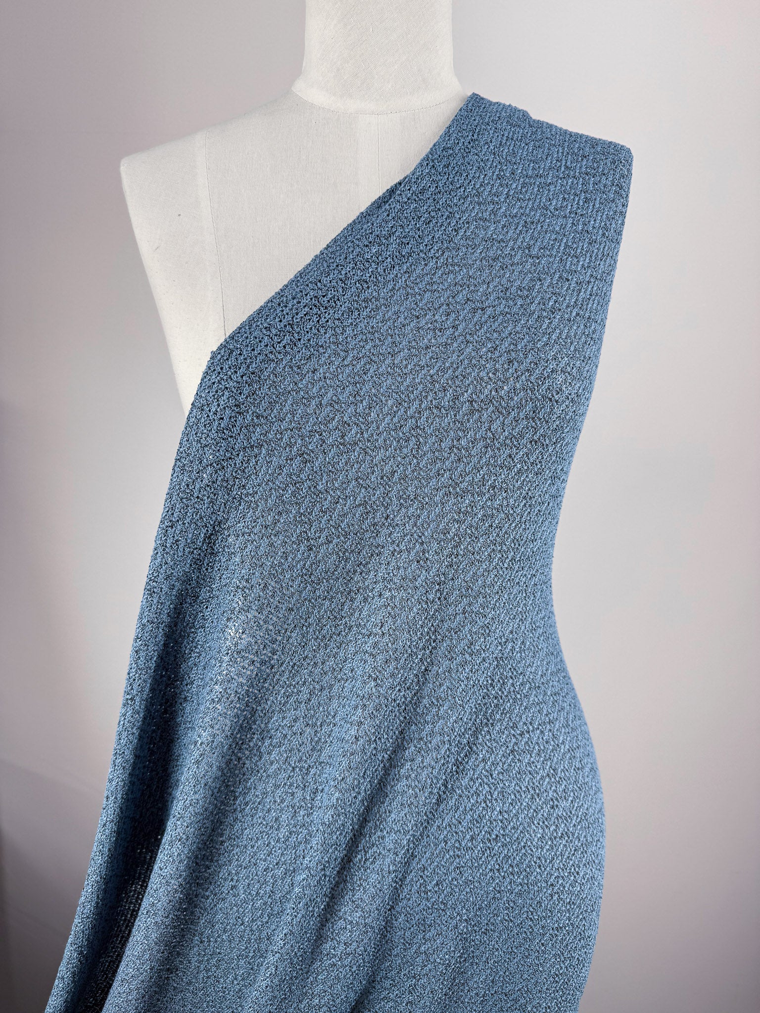 Textured Knit - Niagara - 125cm