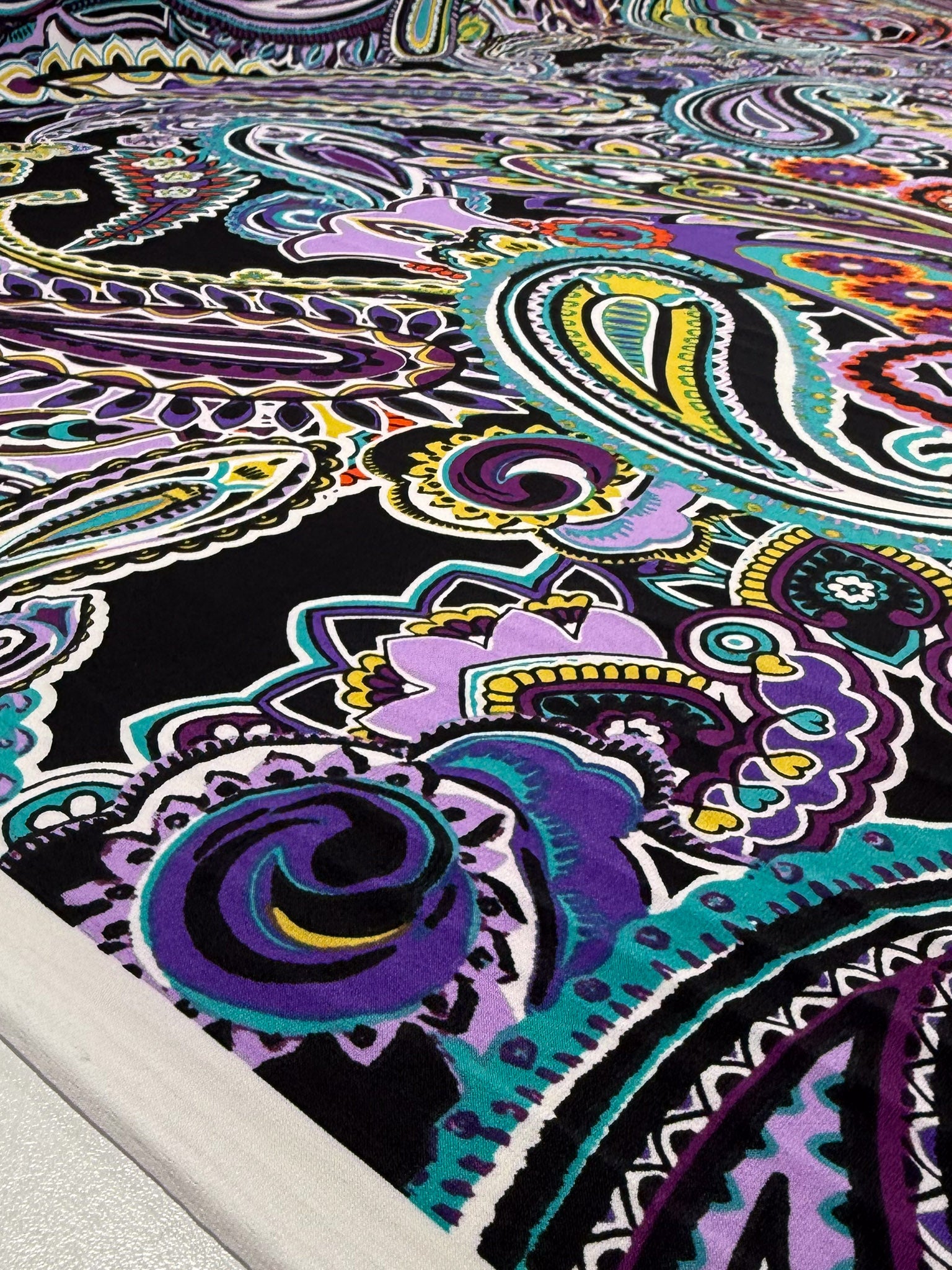 Designer Printed Lycra - Mosaic - 150cm