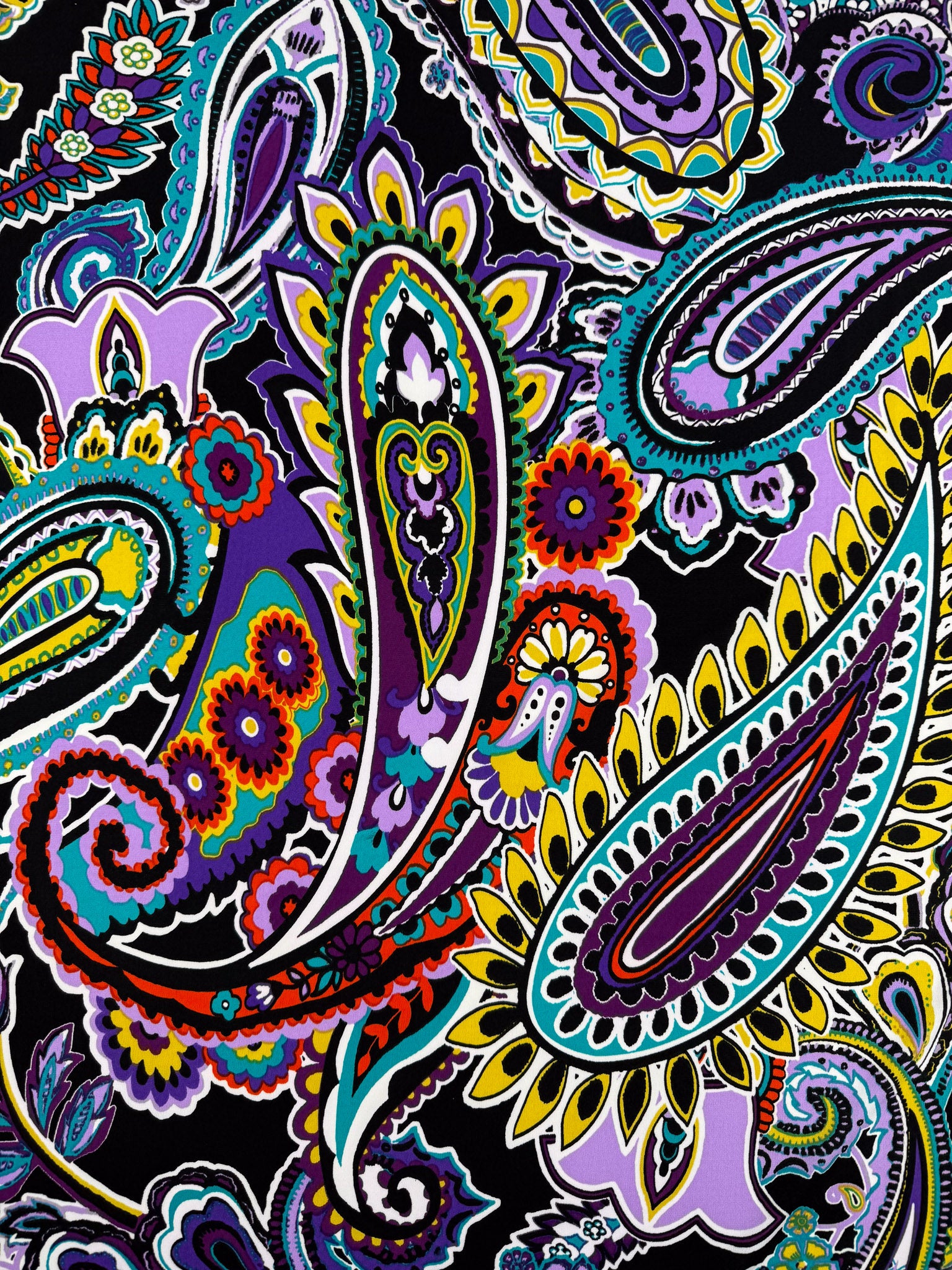 Designer Printed Lycra - Mosaic - 150cm