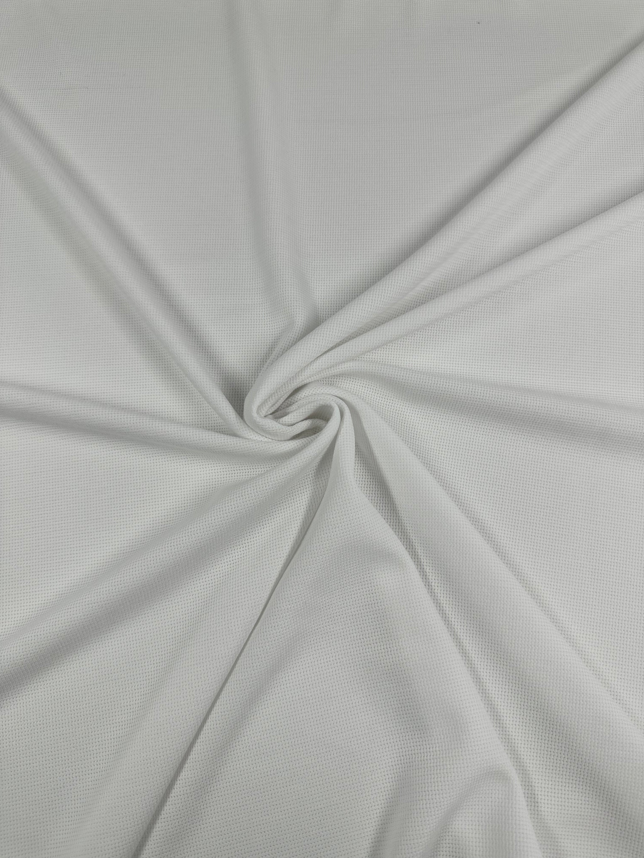 Waffle Knit - Ivory - 152cm